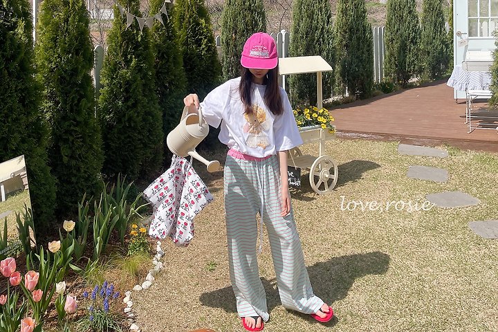 Love Rosie - Korean Children Fashion - #littlefashionista - ST Striped Loose Pants - 6