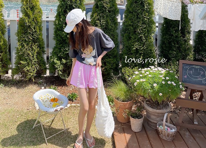 Love Rosie - Korean Children Fashion - #magicofchildhood - Front Lace Lovely Shorts - 8