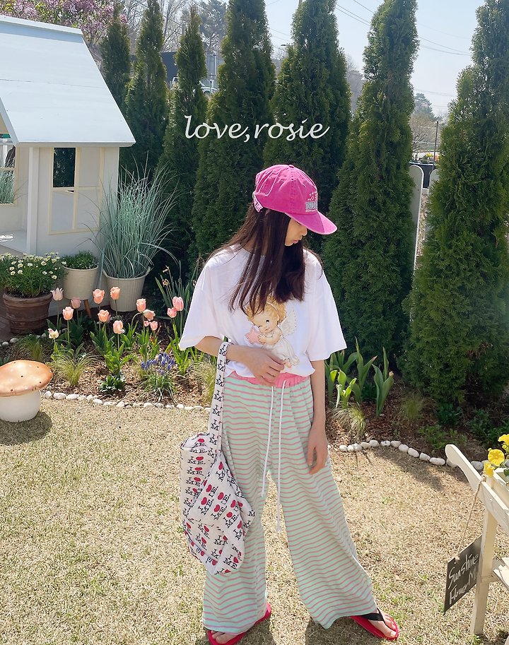 Love Rosie - Korean Children Fashion - #magicofchildhood - ST Striped Loose Pants - 7