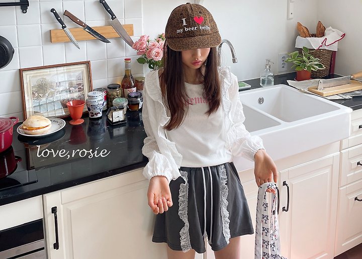 Love Rosie - Korean Children Fashion - #minifashionista - Ribbed Blue Marine Top - 10
