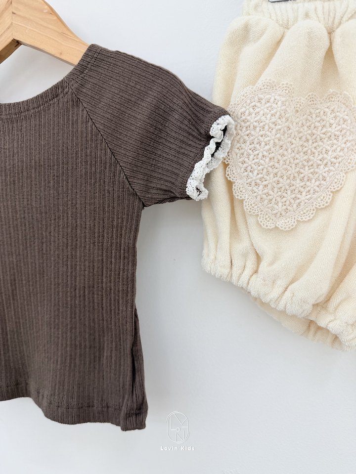 Lovin - Korean Baby Fashion - #babyboutique - Pure Rib Tee - 8