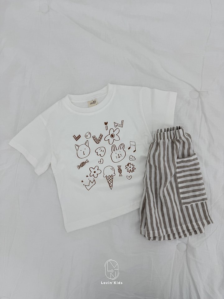 Lovin - Korean Baby Fashion - #babyboutique - Breeze Stripe Pants - 11