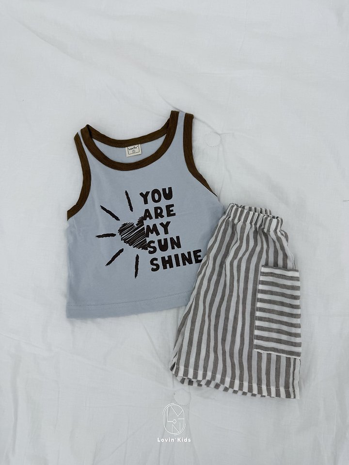 Lovin - Korean Baby Fashion - #babyboutiqueclothing - Sunshine Sleeveless Top - 12