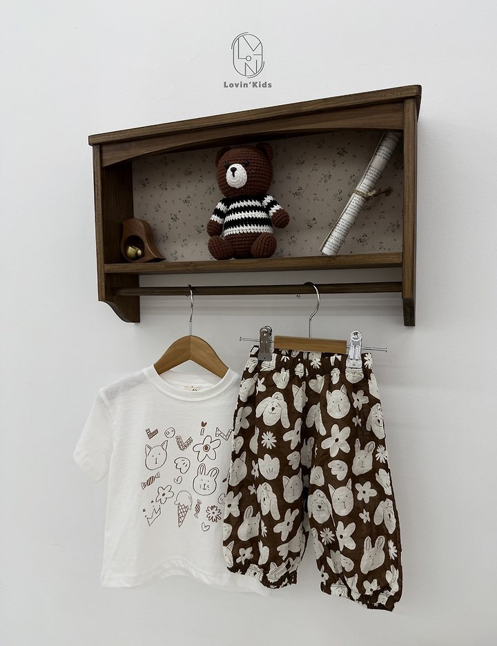 Lovin - Korean Baby Fashion - #babyboutiqueclothing - Sketch Tee - 11