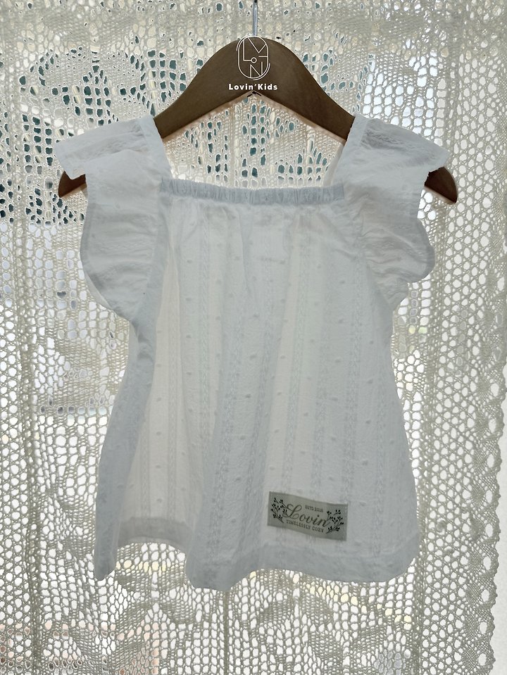 Lovin - Korean Baby Fashion - #babyboutiqueclothing - Daisy Frill Top - 8