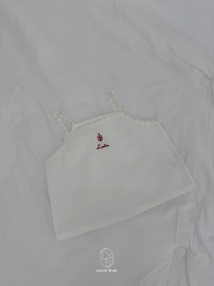 Lovin - Korean Baby Fashion - #babyclothing - Love Red Embroidery Top - 7