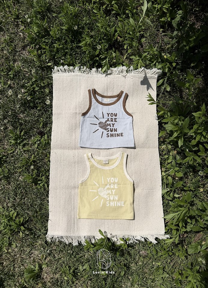 Lovin - Korean Baby Fashion - #babygirlfashion - Sunshine Sleeveless Top