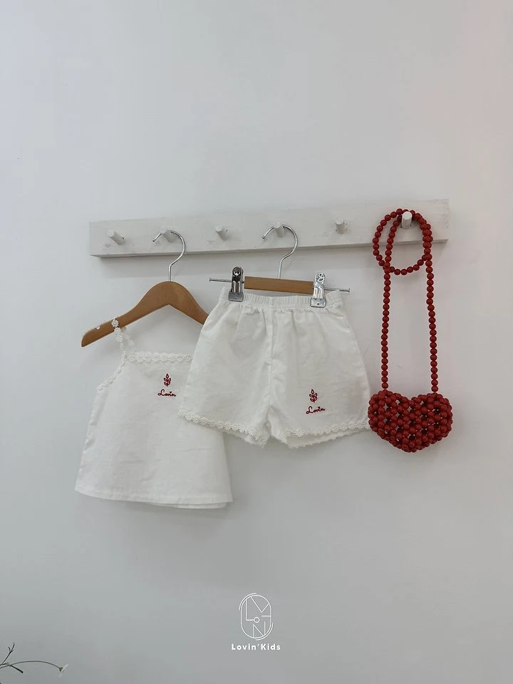 Lovin - Korean Baby Fashion - #babygirlfashion - Love Red Embroidery Top - 10