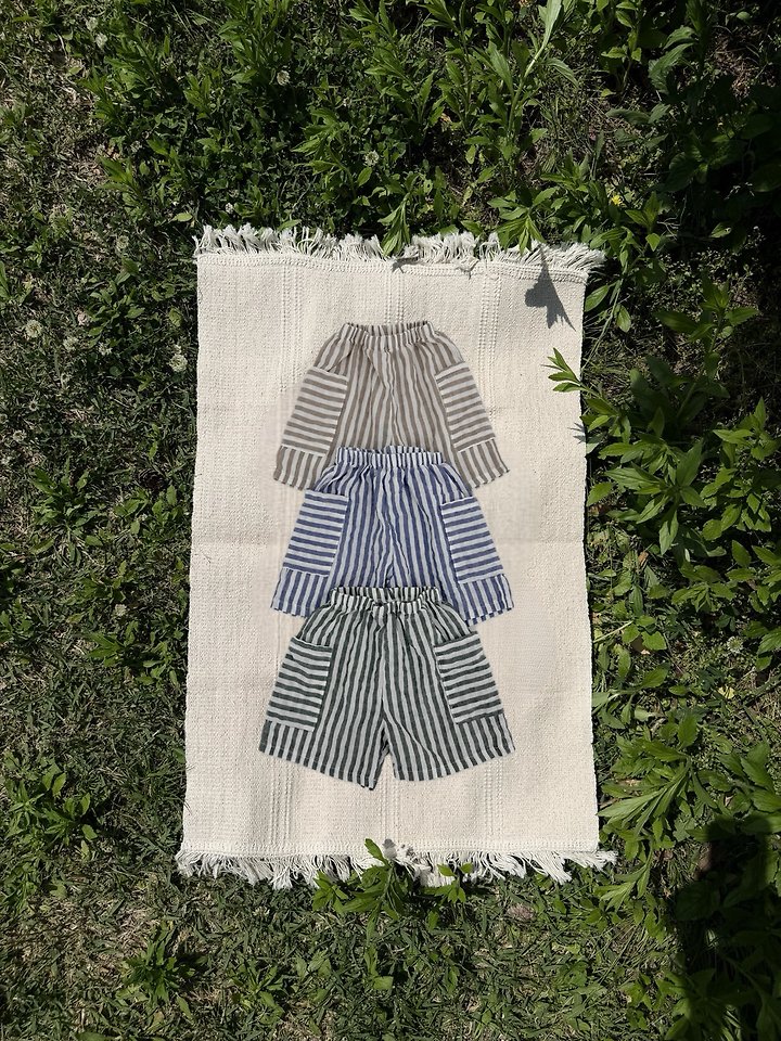 Lovin - Korean Baby Fashion - #babygirlfashion - Breeze Stripe Pants