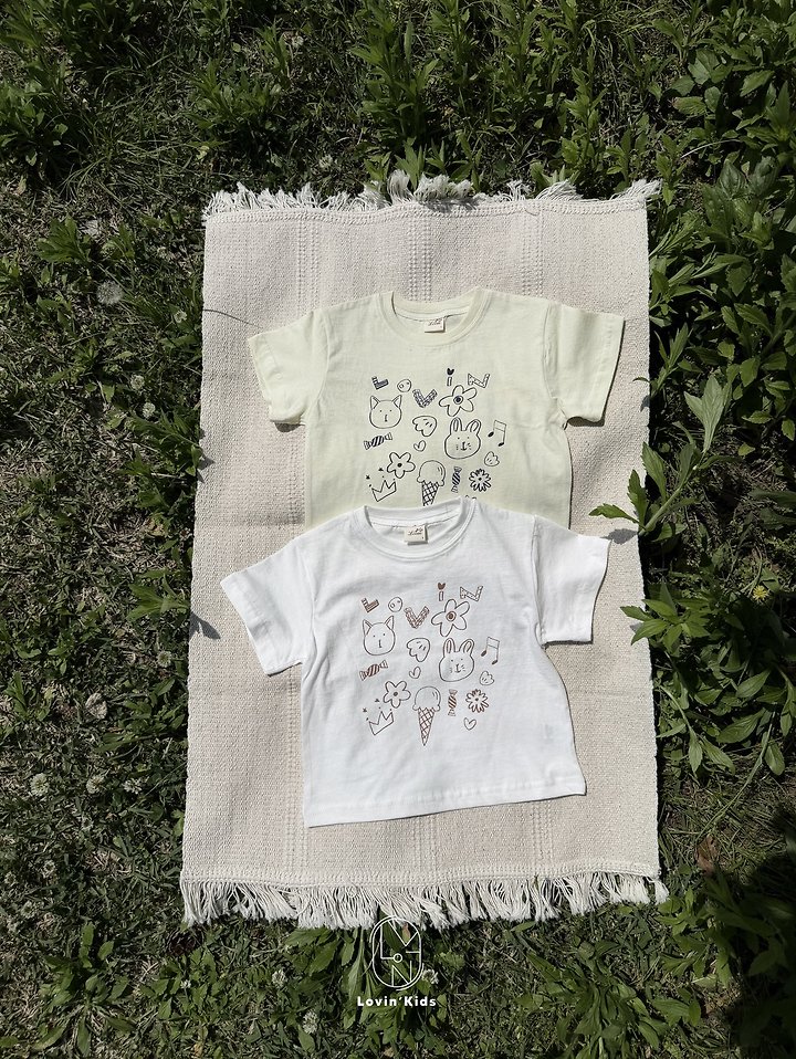 Lovin - Korean Baby Fashion - #babylifestyle - Sketch Tee