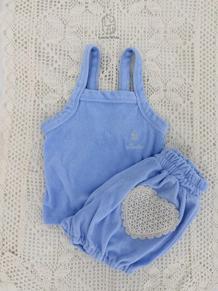 Lovin - Korean Baby Fashion - #babylifestyle - Terry Heart Pants - 7