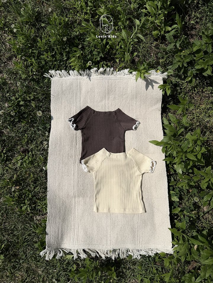 Lovin - Korean Baby Fashion - #babyoninstagram - Pure Rib Tee