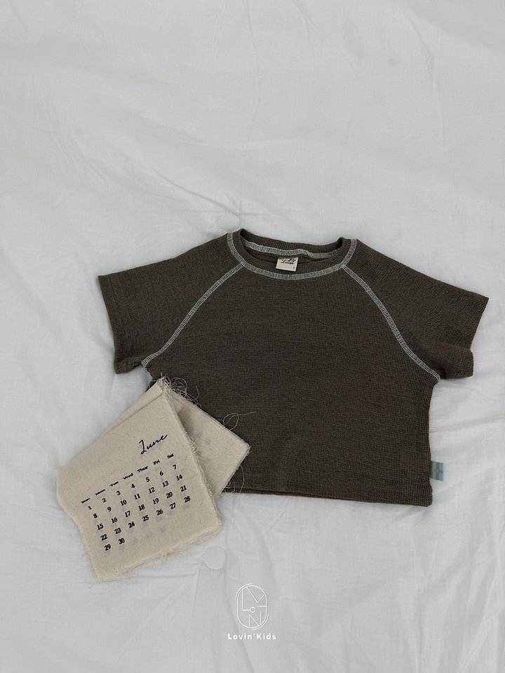 Lovin - Korean Baby Fashion - #babyootd - Air Mesh Tee - 6