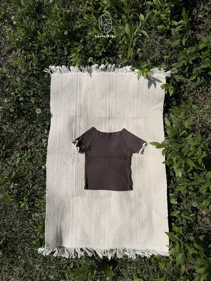 Lovin - Korean Baby Fashion - #babyootd - Pure Rib Tee - 2