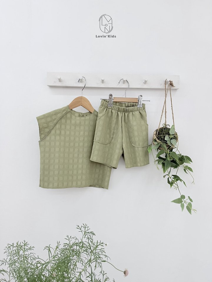 Lovin - Korean Baby Fashion - #babyootd - Big Pocket Pants - 8