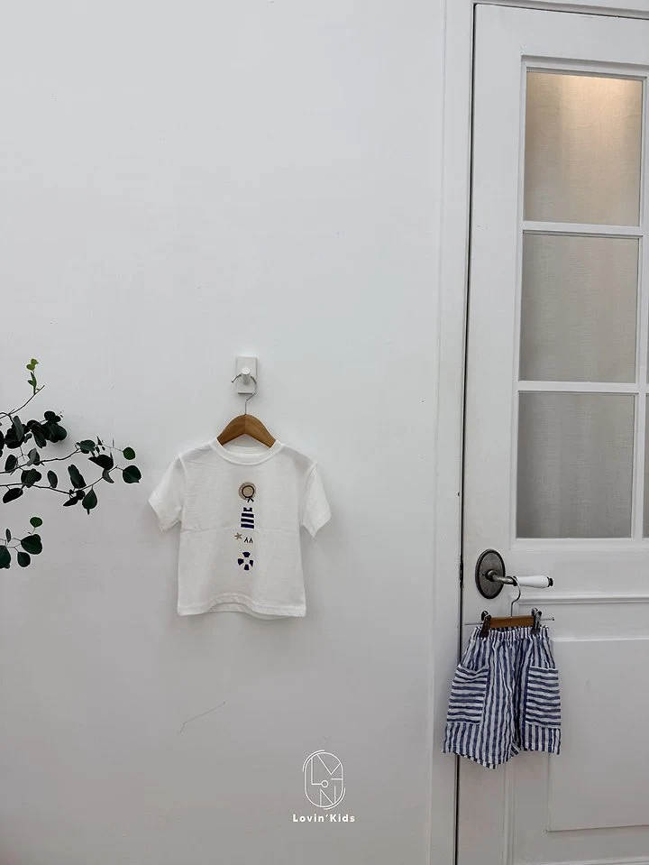 Lovin - Korean Baby Fashion - #babyoutfit - Vacance Tee - 6