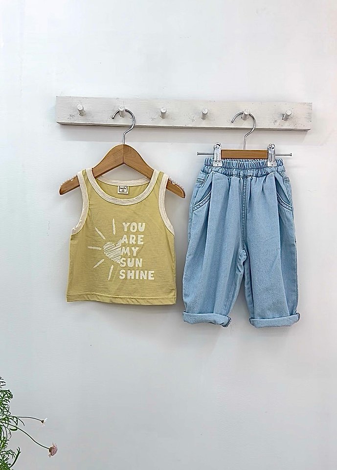 Lovin - Korean Baby Fashion - #babyoutfit - Sunshine Sleeveless Top - 5