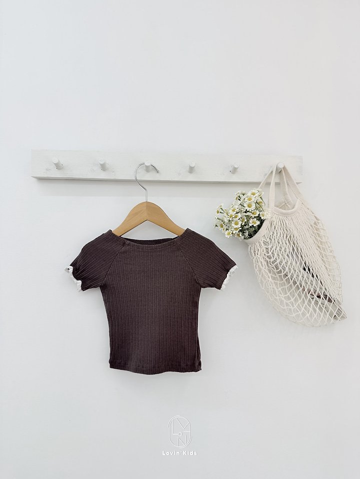 Lovin - Korean Baby Fashion - #babyoutfit - Pure Rib Tee - 4