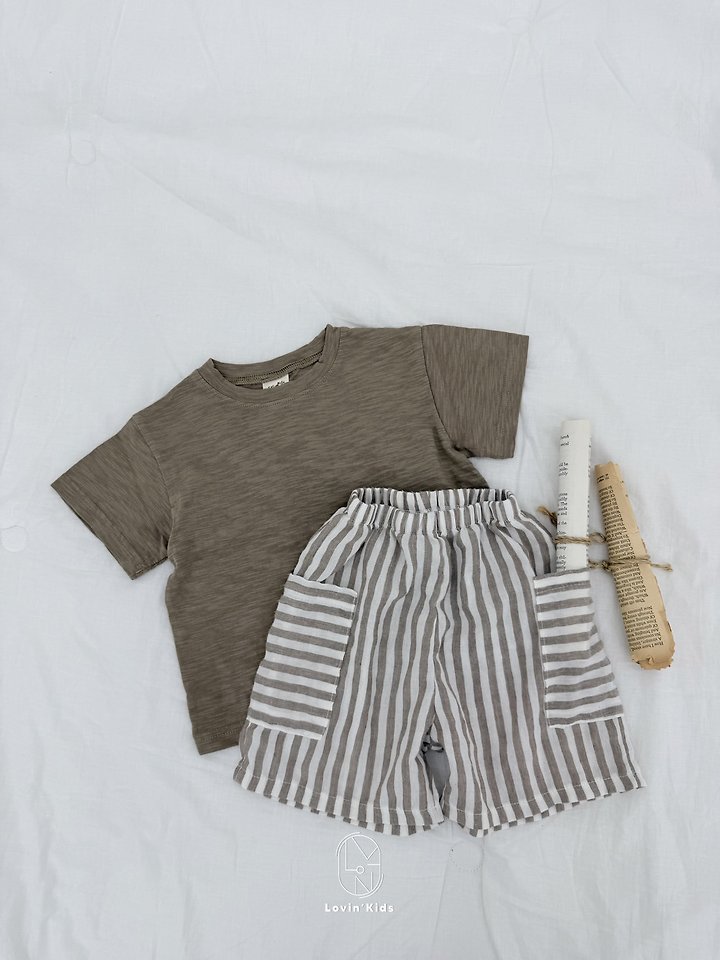 Lovin - Korean Baby Fashion - #babyoutfit - Breeze Stripe Pants - 6