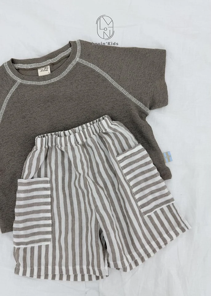 Lovin - Korean Baby Fashion - #babywear - Breeze Stripe Pants - 7