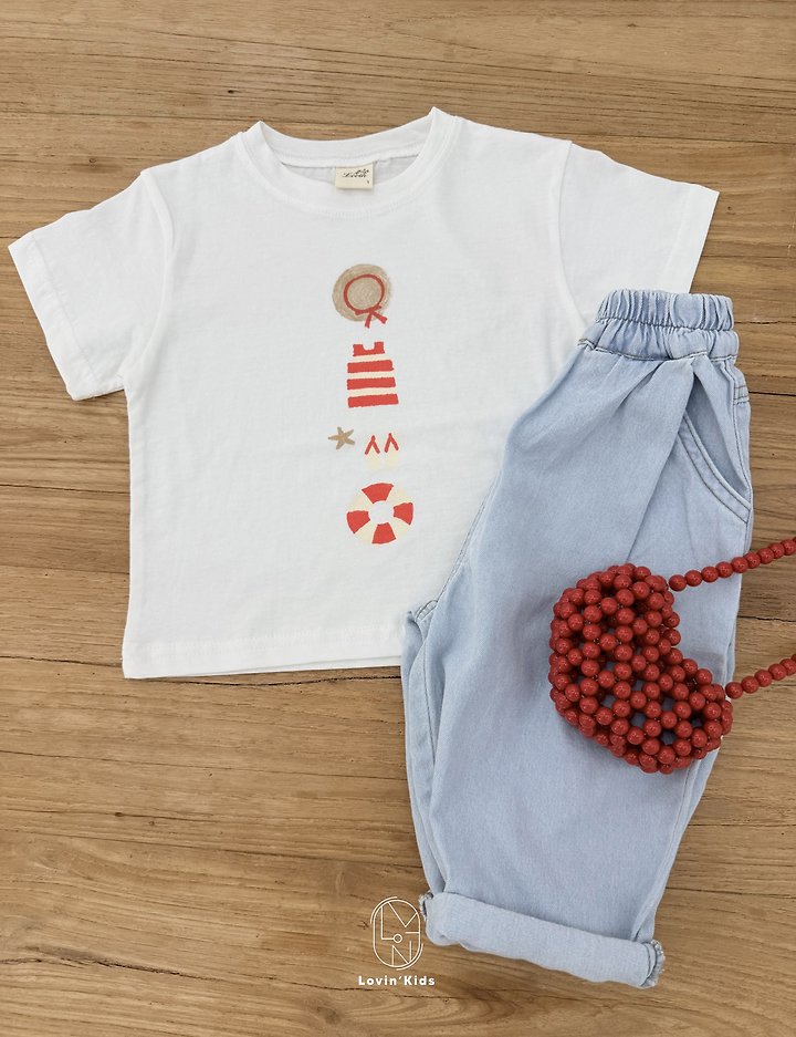 Lovin - Korean Baby Fashion - #onlinebabyboutique - Vacance Tee - 9
