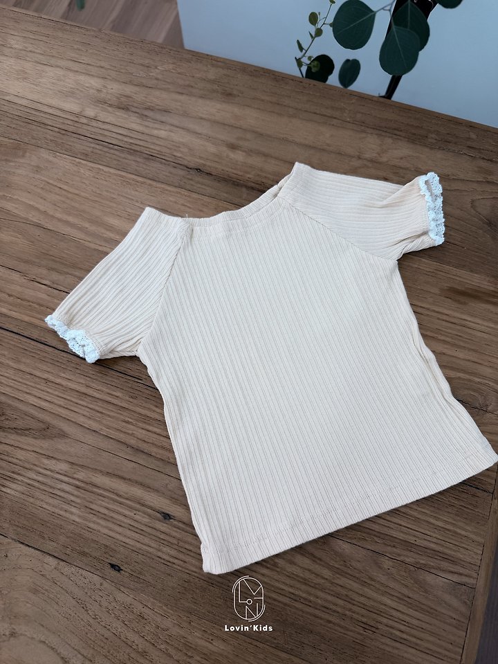 Lovin - Korean Baby Fashion - #onlinebabyboutique - Pure Rib Tee - 6