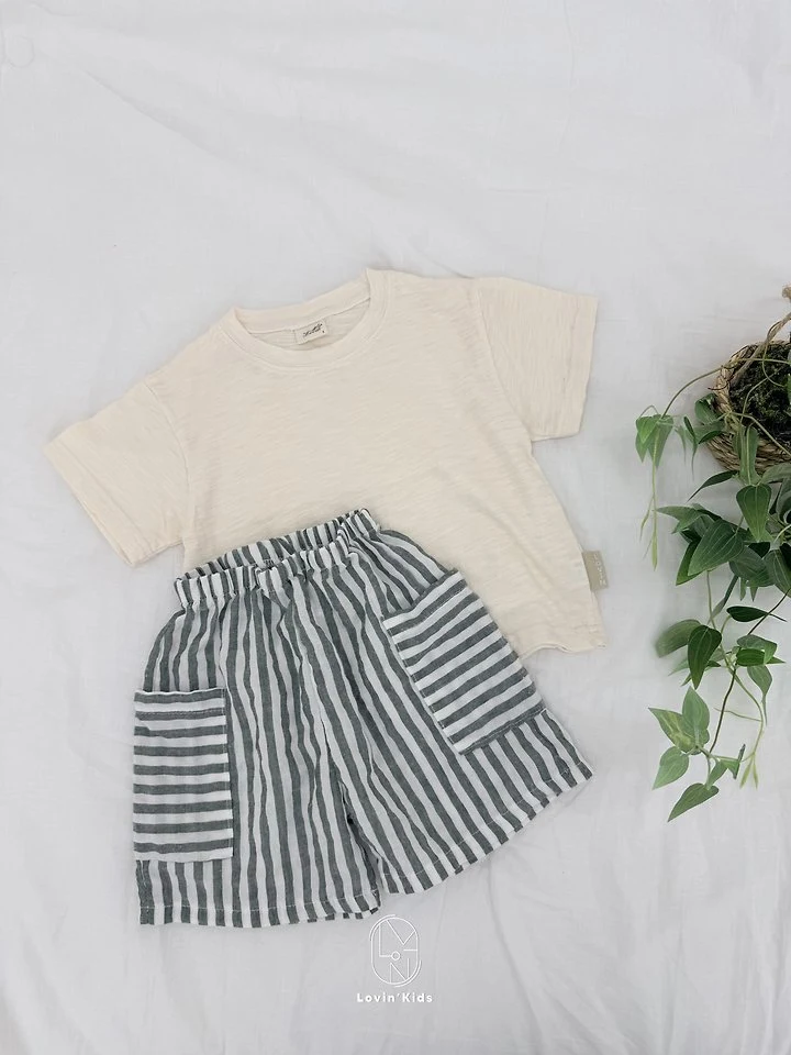 Lovin - Korean Baby Fashion - #onlinebabyboutique - Breeze Stripe Pants - 8