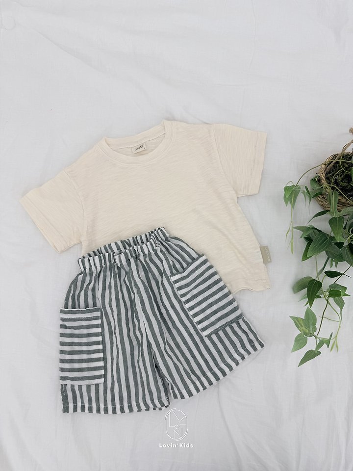 Lovin - Korean Baby Fashion - #onlinebabyshop - Slub Basic Tee - 12
