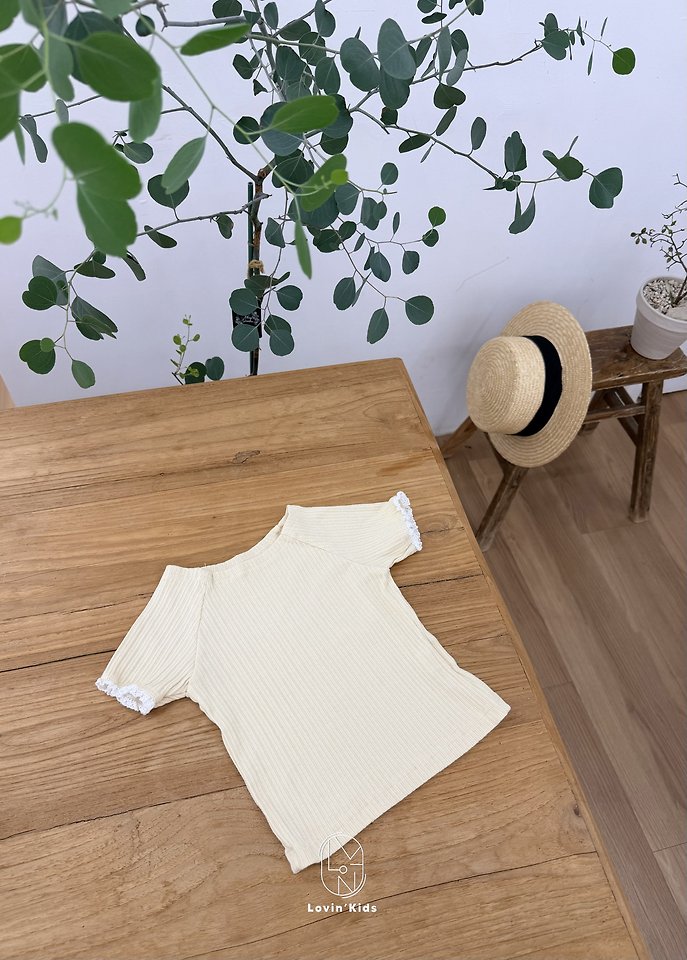 Lovin - Korean Baby Fashion - #onlinebabyshop - Pure Rib Tee - 7