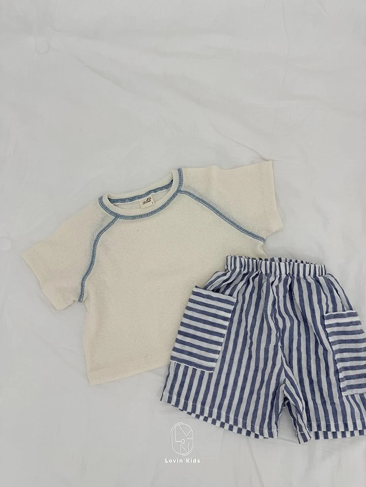 Lovin - Korean Baby Fashion - #smilingbaby - Breeze Stripe Pants - 10
