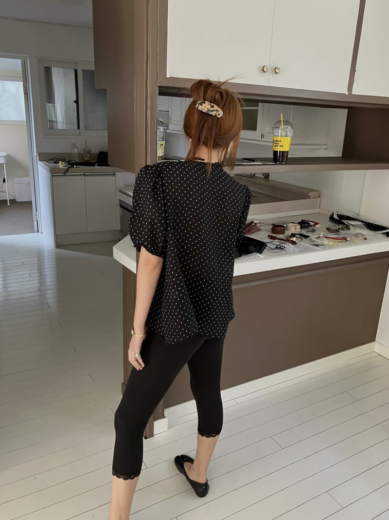 Made - Korean Women Fashion - #momslook - Dot Blouse - 12
