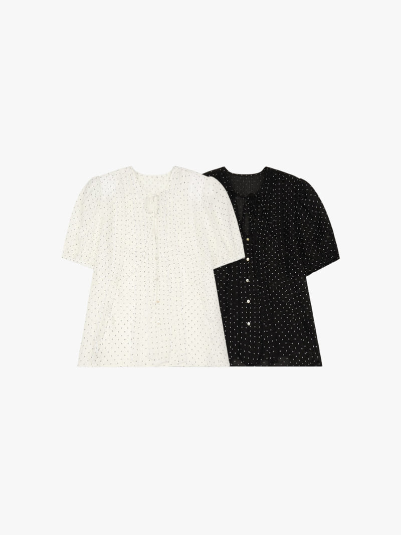 Made - Korean Women Fashion - #womensfashion - Dot Blouse - 4