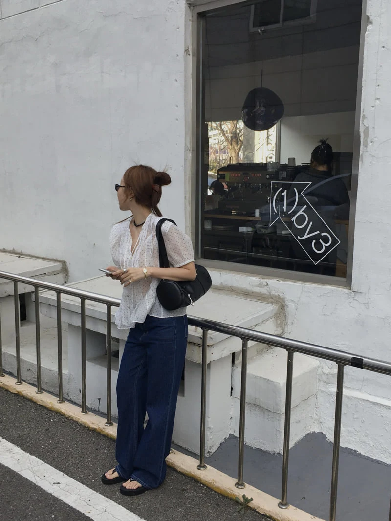 Made - Korean Women Fashion - #momslook - Summer Wear Denim Pants - 7