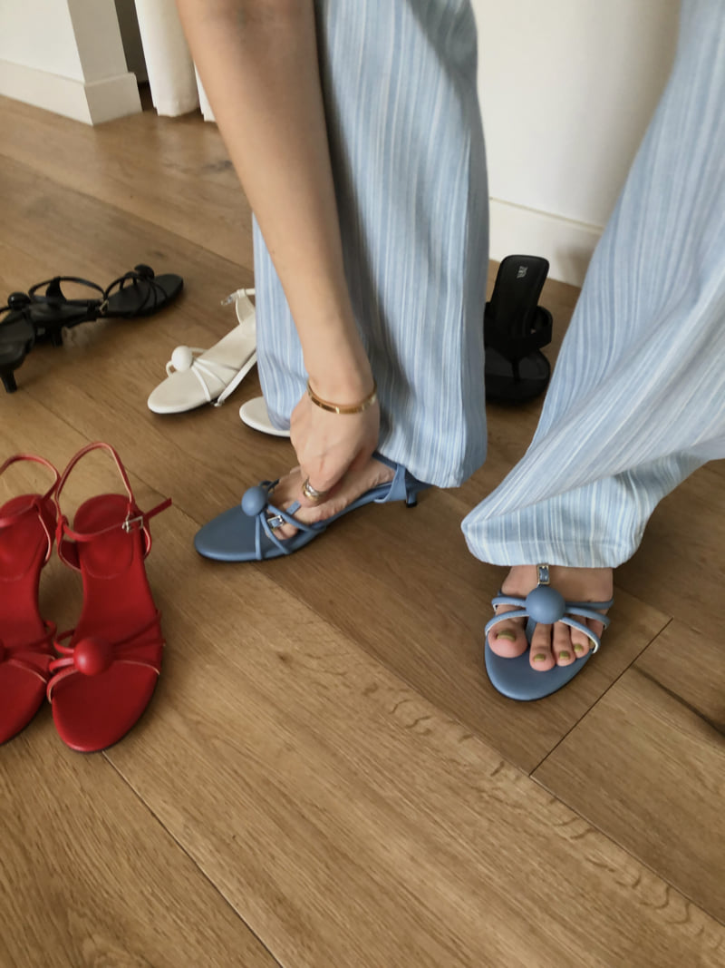 Made - Korean Women Fashion - #momslook - Ball Strap Sandals - 11