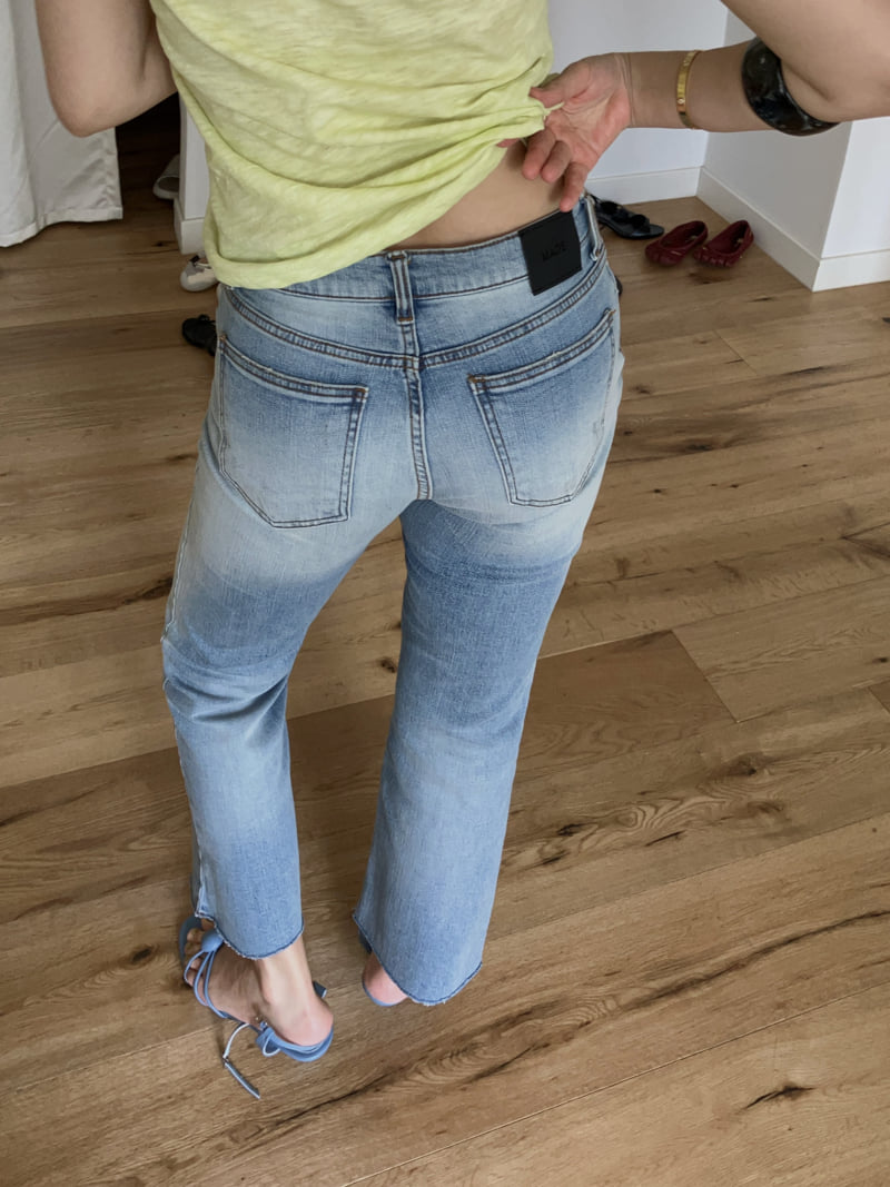 Made - Korean Women Fashion - #momslook - Day Slim Denim Pants - 9