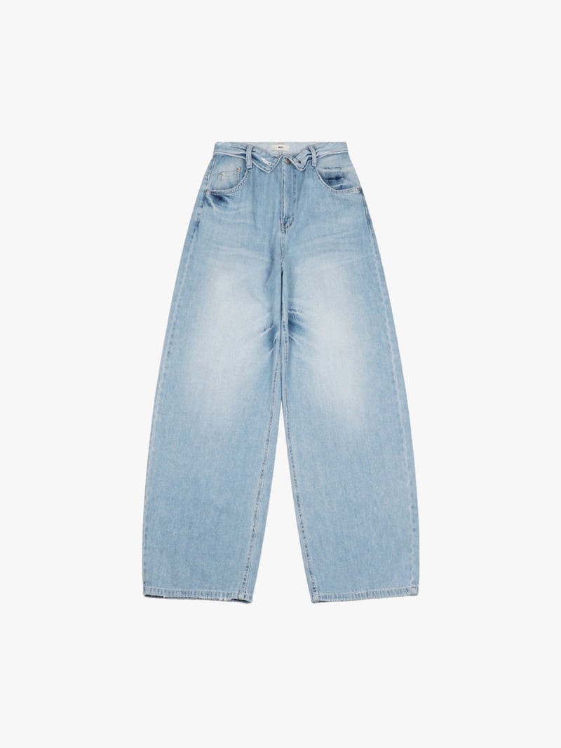 Made - Korean Women Fashion - #momslook - Folder To Denim Pants - 6