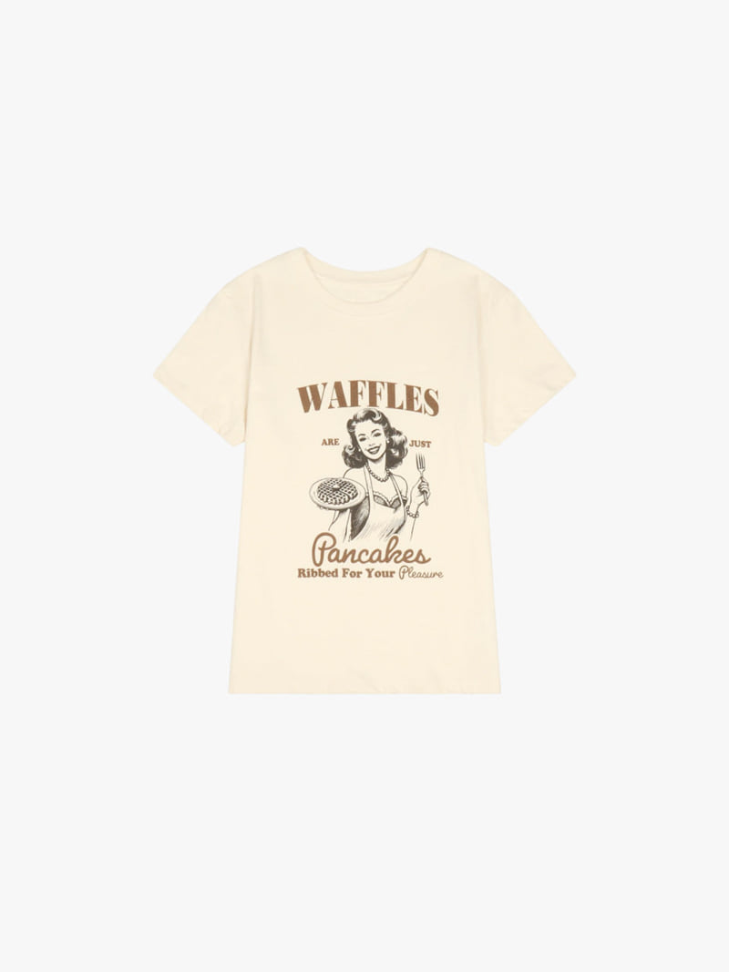 Made - Korean Women Fashion - #momslook - Waffle Tee