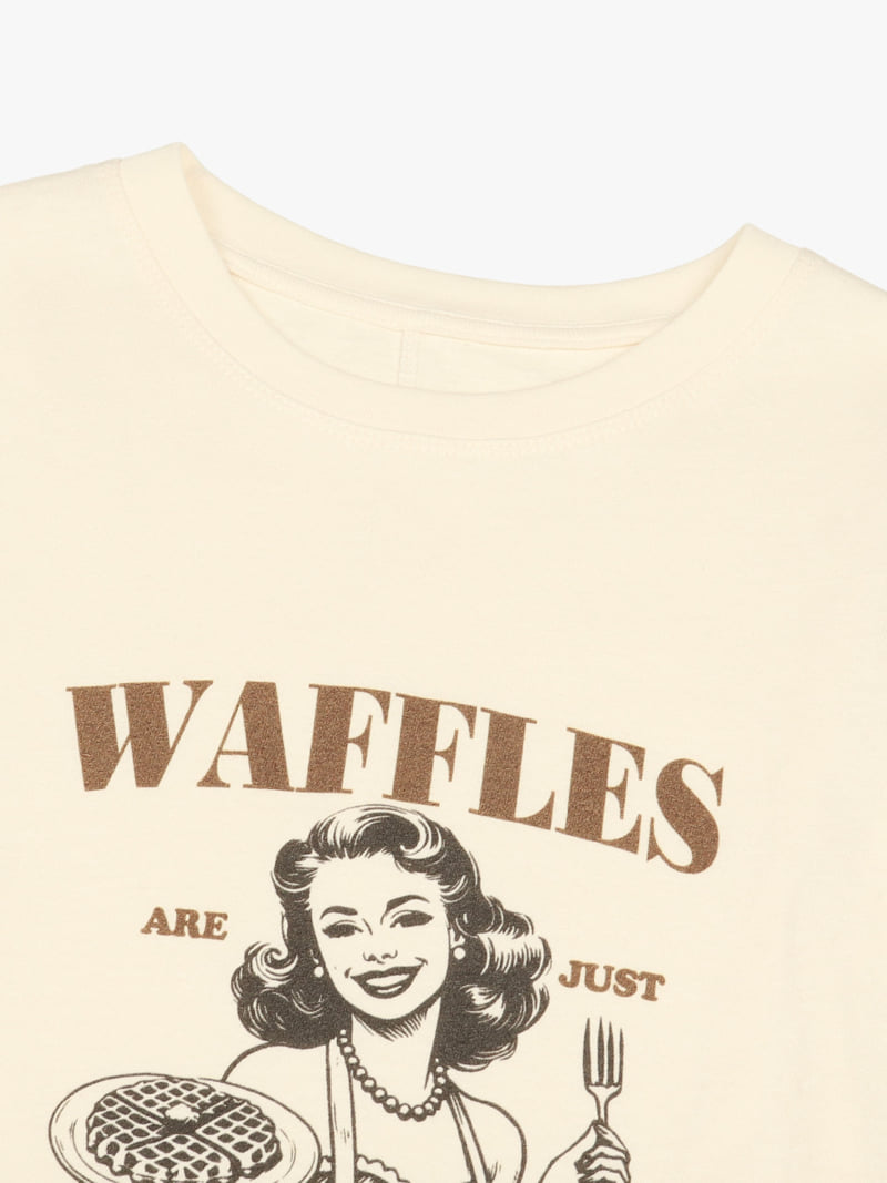 Made - Korean Women Fashion - #momslook - Waffle Tee - 5