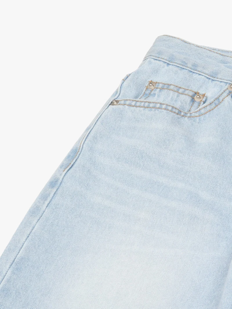 Made - Korean Women Fashion - #momslook - Dally Denim Pants - 4