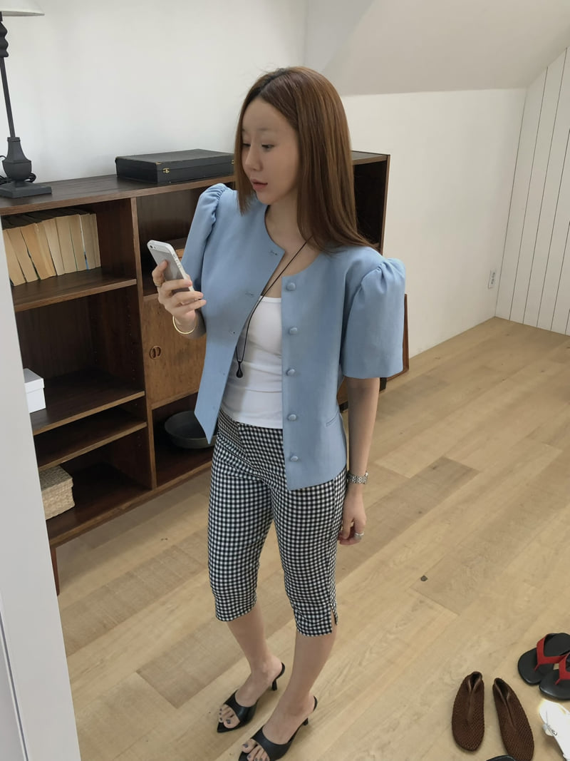 Made - Korean Women Fashion - #momslook - Sun Check Pants - 10