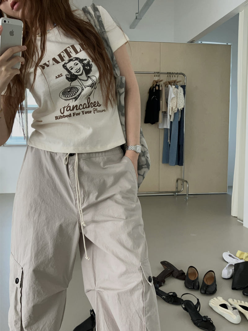 Made - Korean Women Fashion - #pursuepretty - Waffle Tee - 11