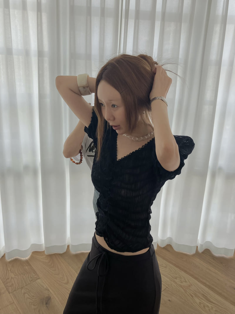 Made - Korean Women Fashion - #restrostyle - Sheer Blouse - 8