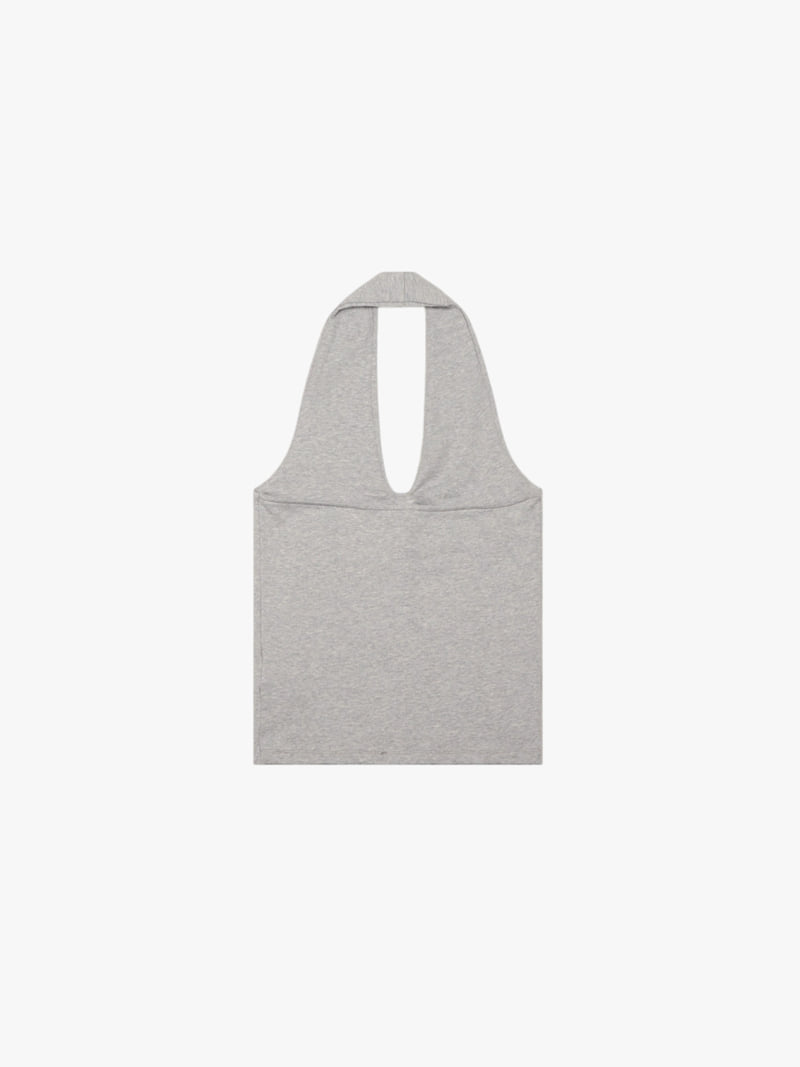 Made - Korean Women Fashion - #restrostyle - Halter Tee - 2