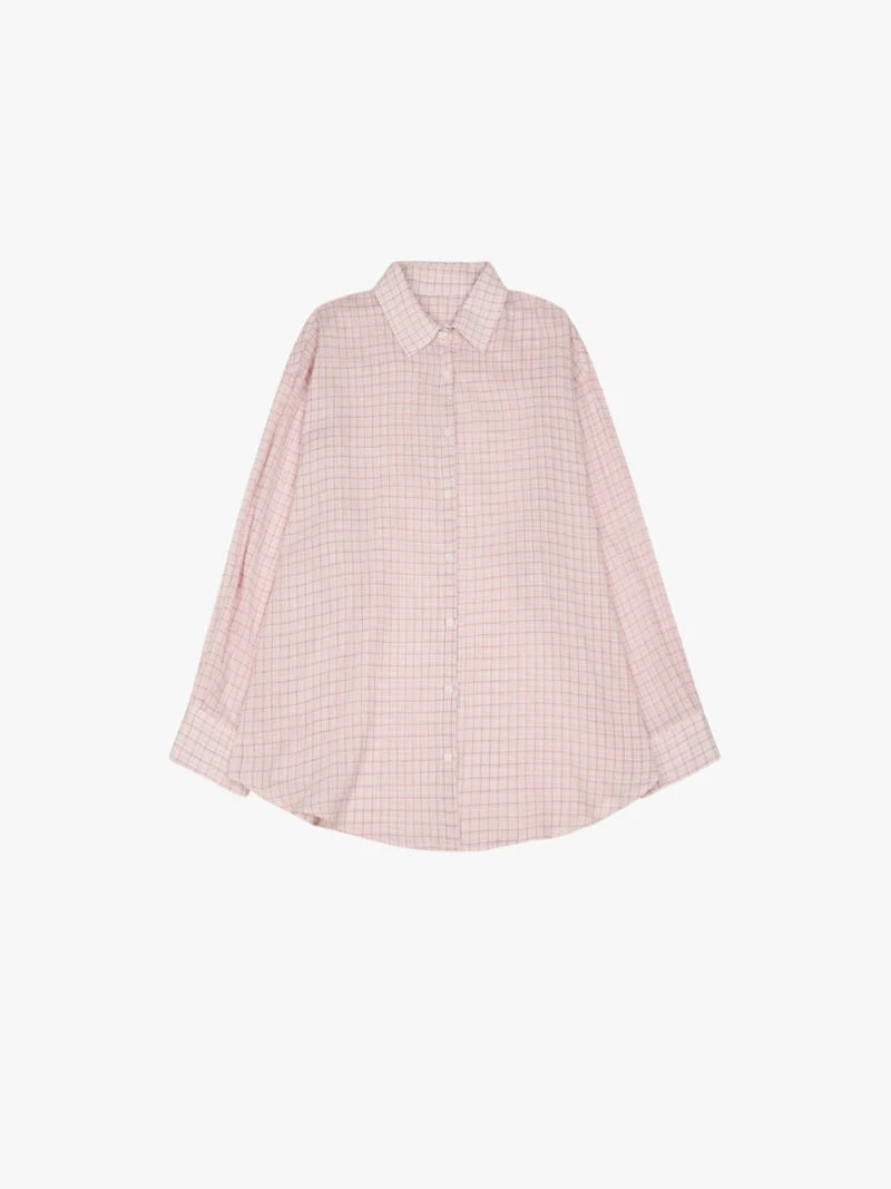 Made - Korean Women Fashion - #romanticstyle - Lil Check Shirts - 3