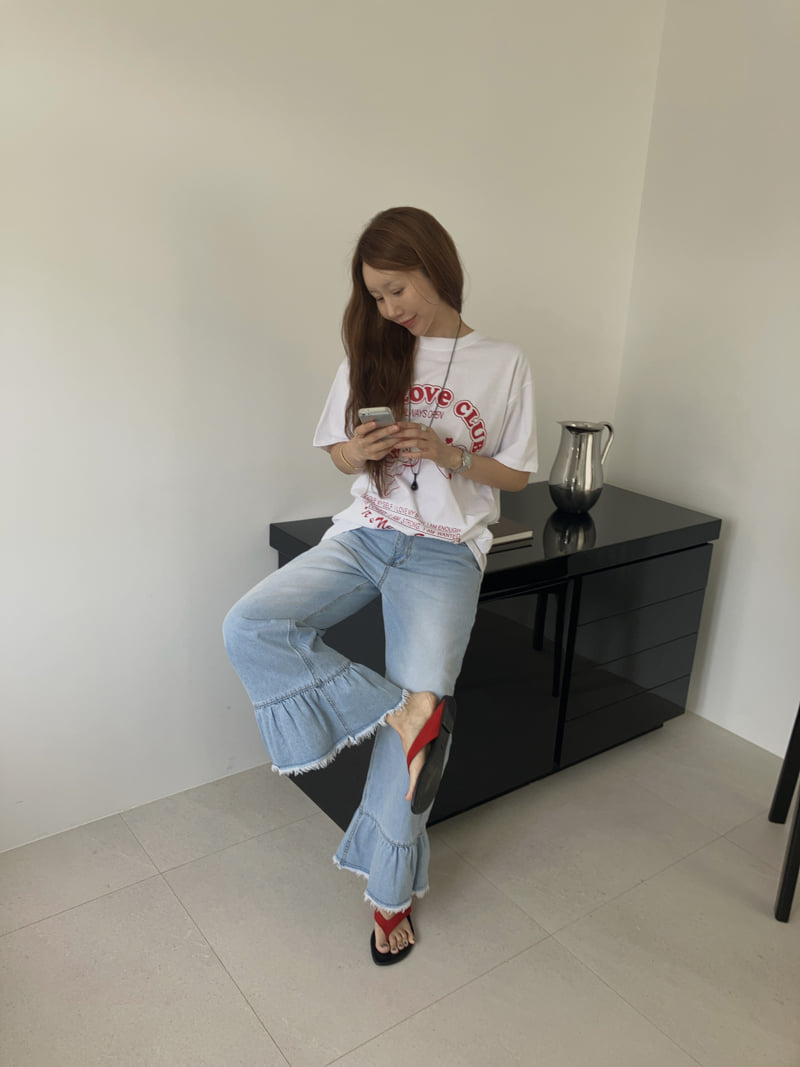 Made - Korean Women Fashion - #vintageinspired - Dally Denim Pants - 7