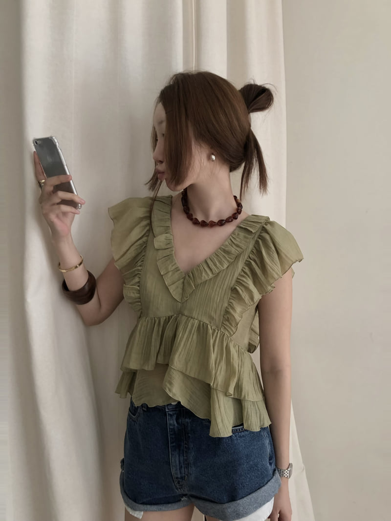Made - Korean Women Fashion - #vintageinspired - Table Blouse - 11