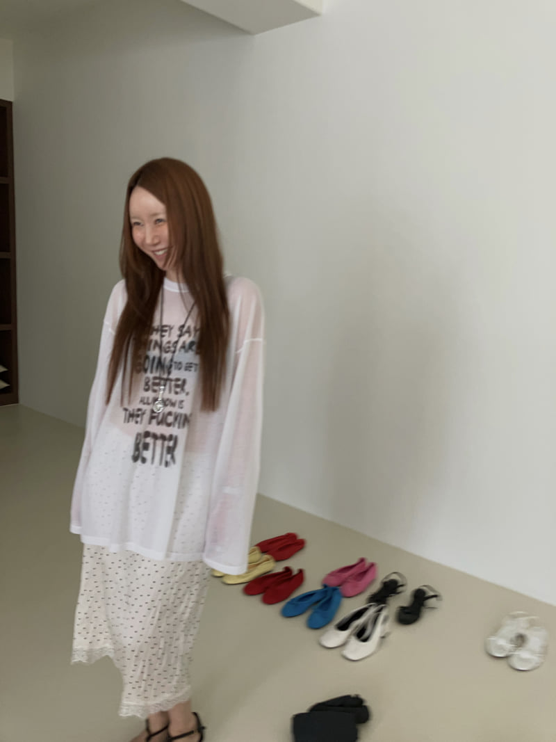 Made - Korean Women Fashion - #vintagekidsstyle - Barrel Tee - 9