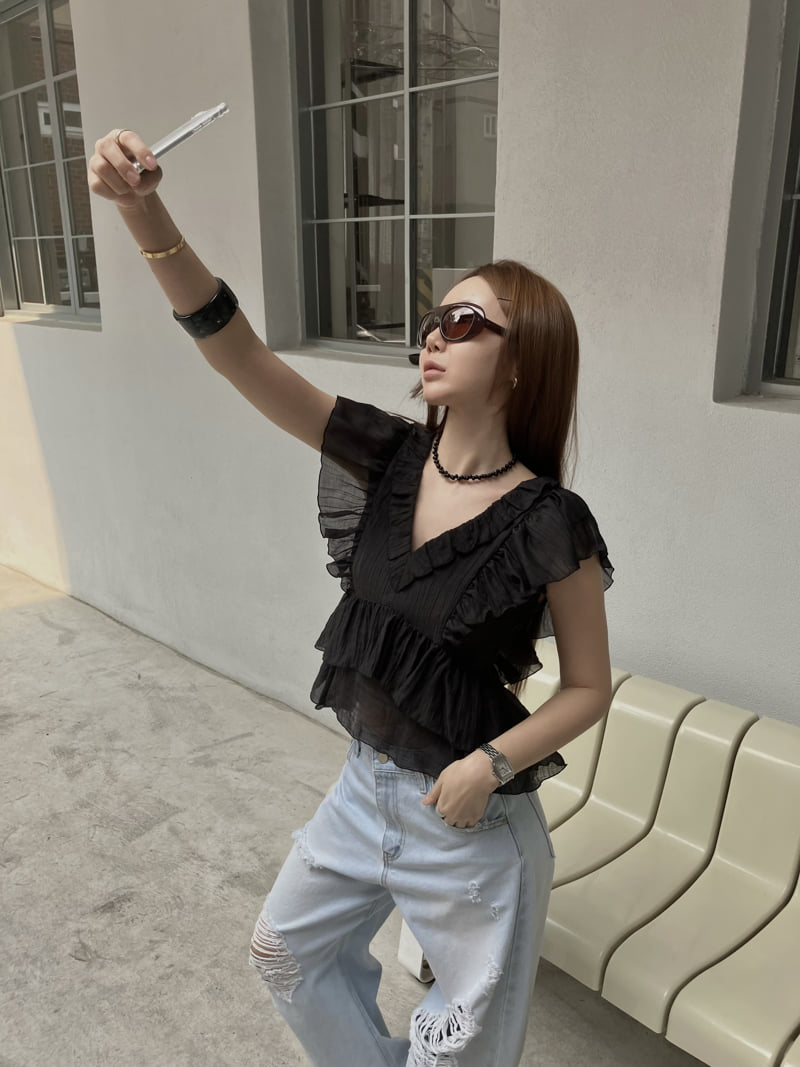 Made - Korean Women Fashion - #vintagekidsstyle - Table Blouse - 12