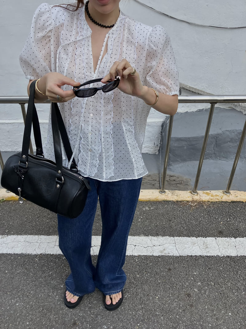 Made - Korean Women Fashion - #womensfashion - Dot Blouse - 11
