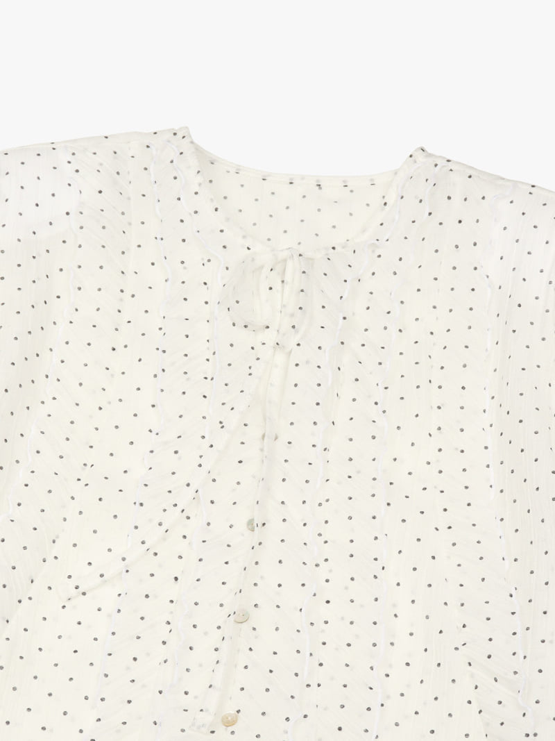 Made - Korean Women Fashion - #womensfashion - Dot Blouse - 5